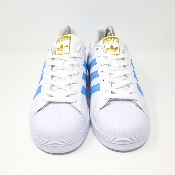 Adidas SuperStar Foundation White Light Blue Gold - Picture 4 of 8